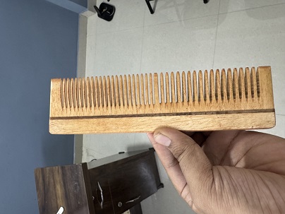 Dual Teeth Lily Comb